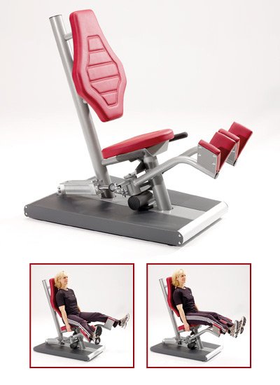 Adduktoren- / Abduktoren-Maschine | Trainiert die Innen- und Außenseiten der Oberschenkel.